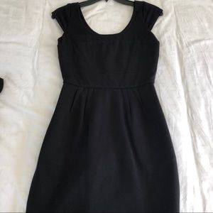 BCBG Black Shift Dress with Pockets